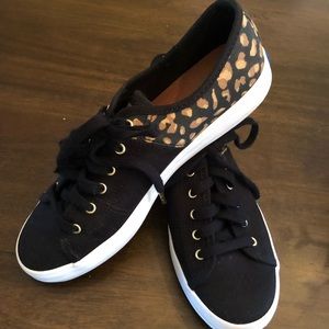 Keds Leopard and Black Size 7